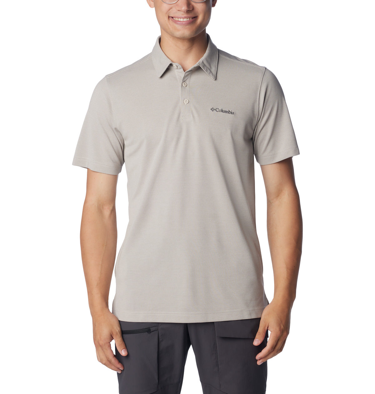 Remera Havercamp Pique Polo Omni-Wick Gris