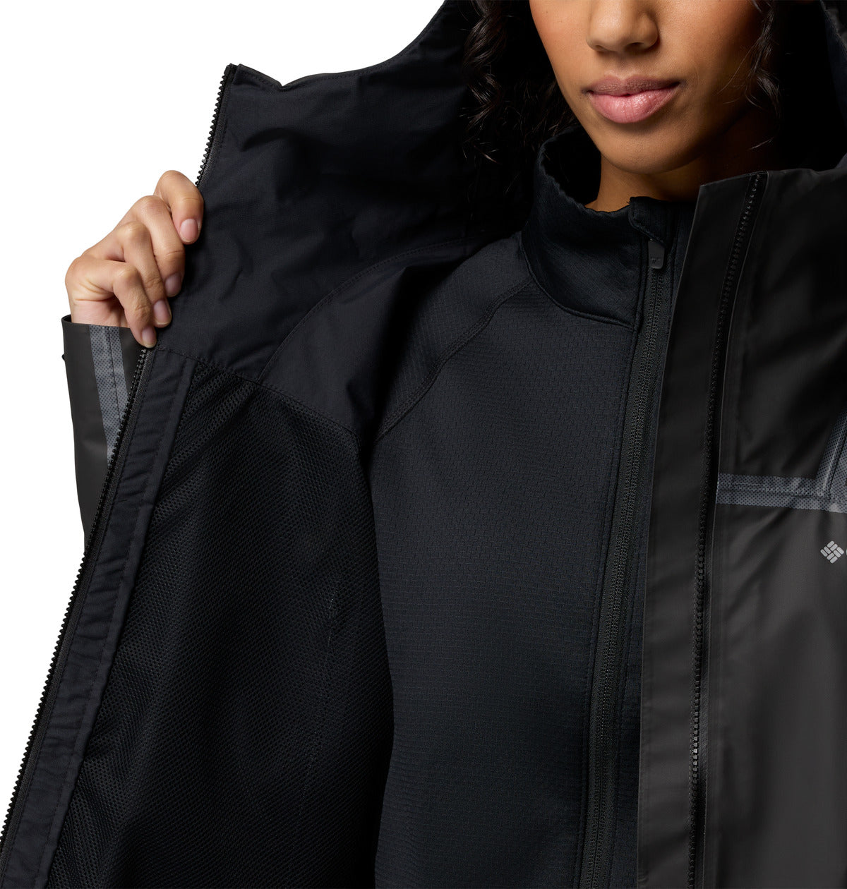 Cortaviento Whistler Peak Shell Outdry Negro