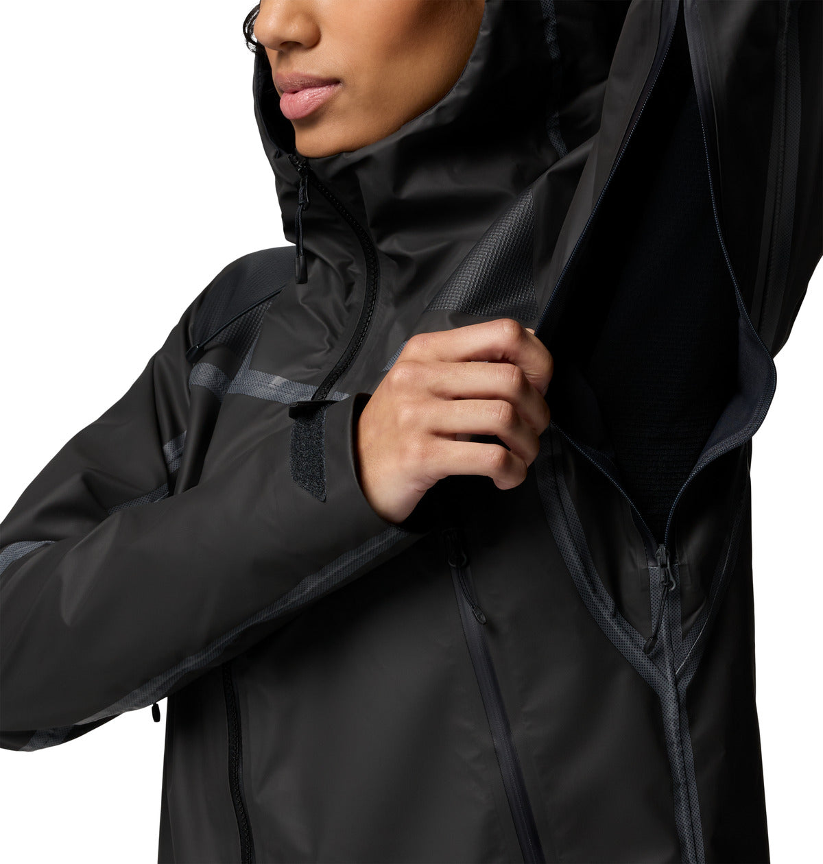 Cortaviento Whistler Peak Shell Outdry Negro