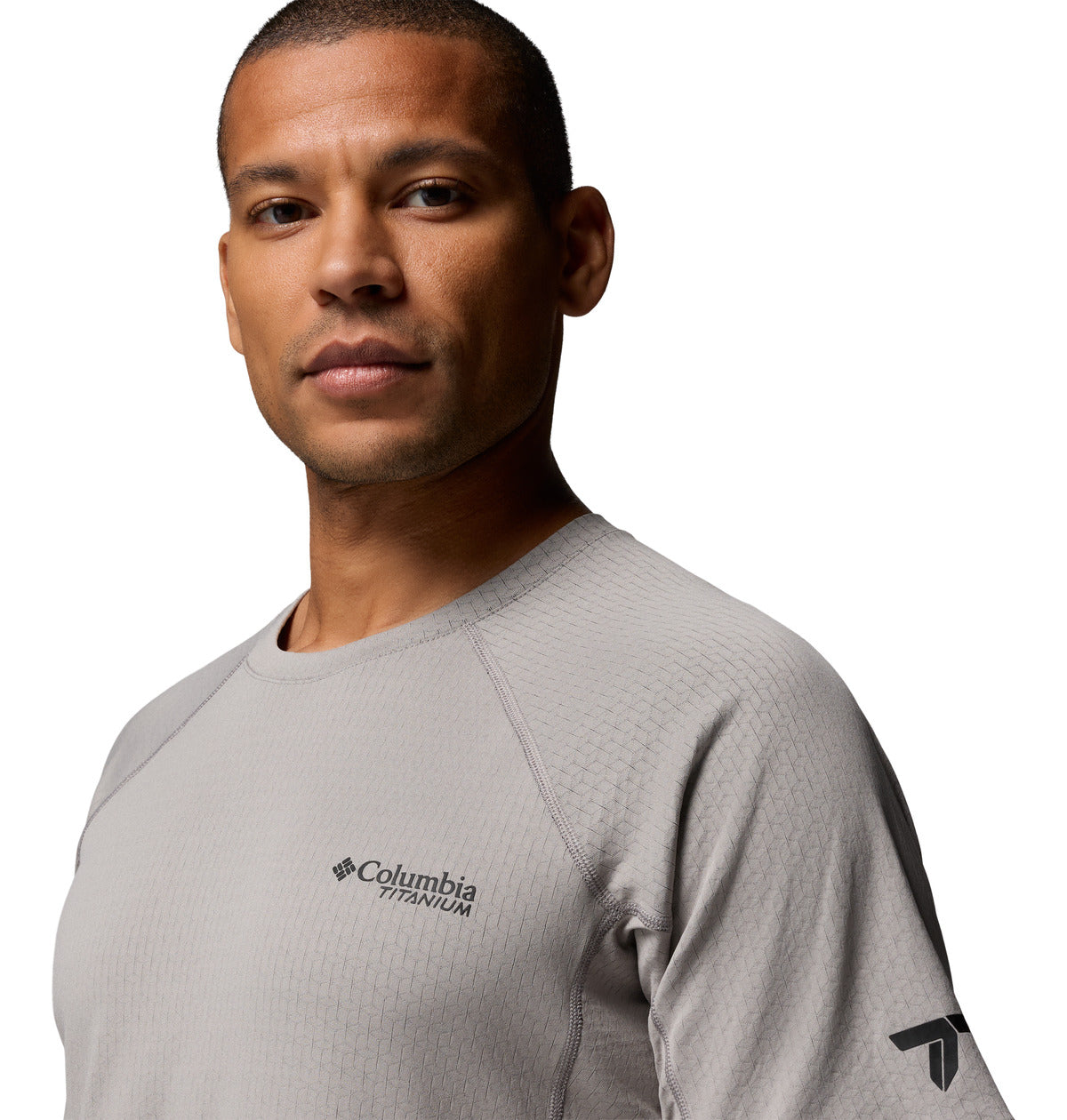 Remera Driventure Short S Omni-Shade Marrón