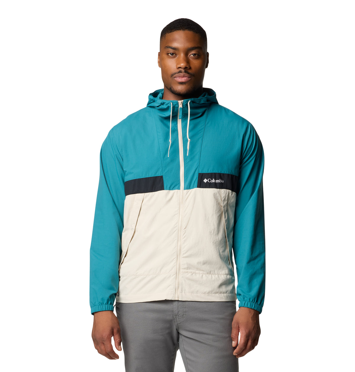 Cortaviento Spire Valley Hooded Omni-Shade Azul