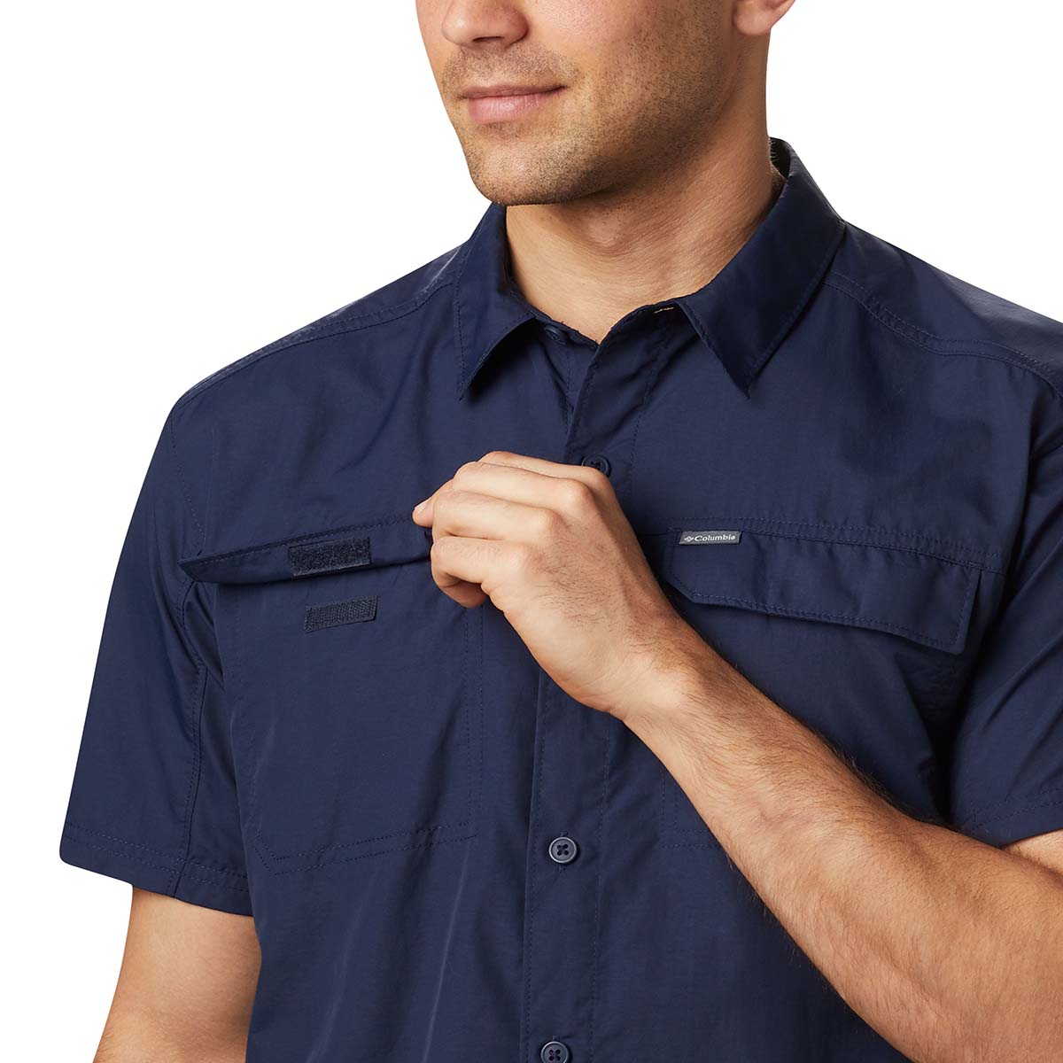 Camisa Manga Corta Silver Ridge 2.0 Omni-Shade Azul Marino