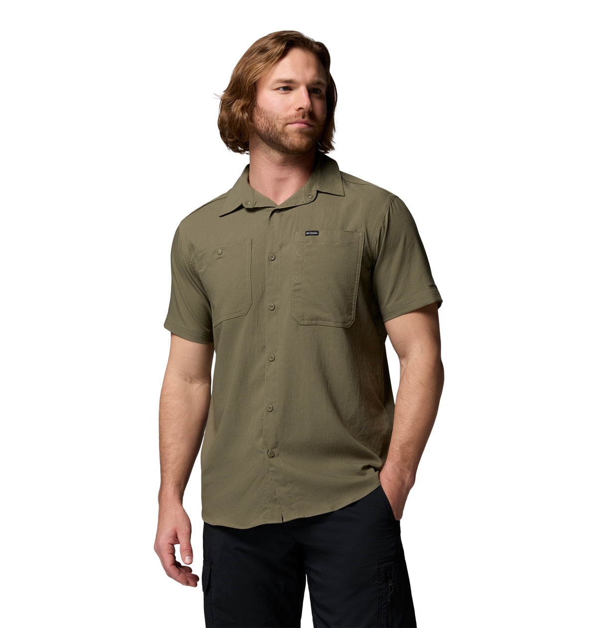 Remera Silver Ridge Ii Ss Omni-Shade Verde