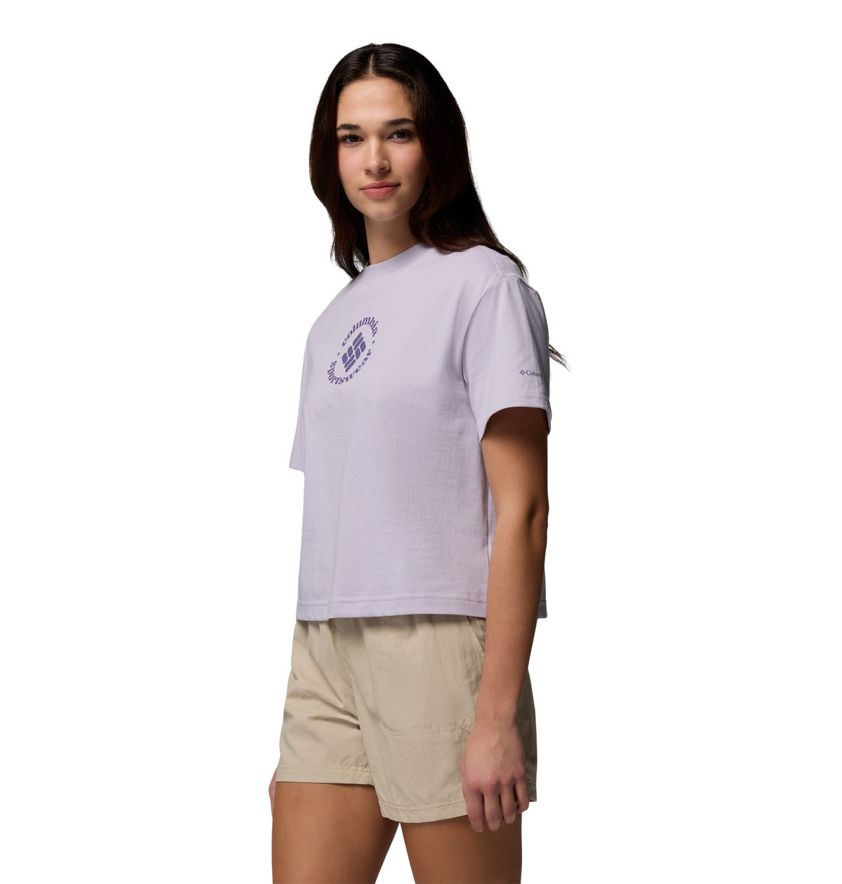 Remera Rolling Bend Graphic  Lila