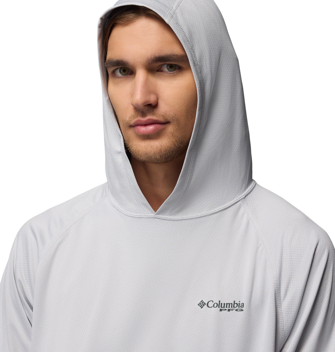 Remera Pfg Solar Stream Hoo Omni-Shade Gris