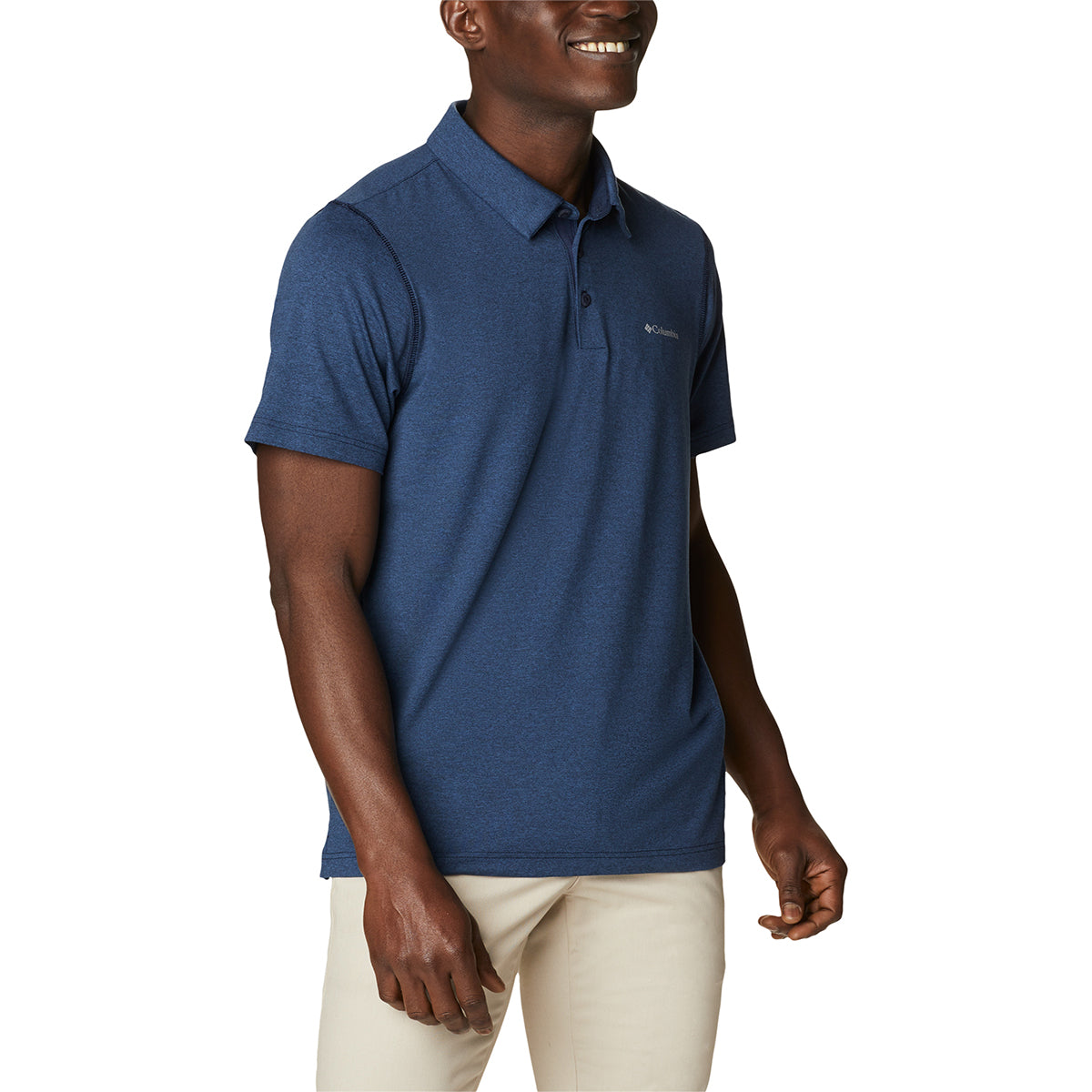 Polo Tech Trail Polo Omni-Shade Azul Marino
