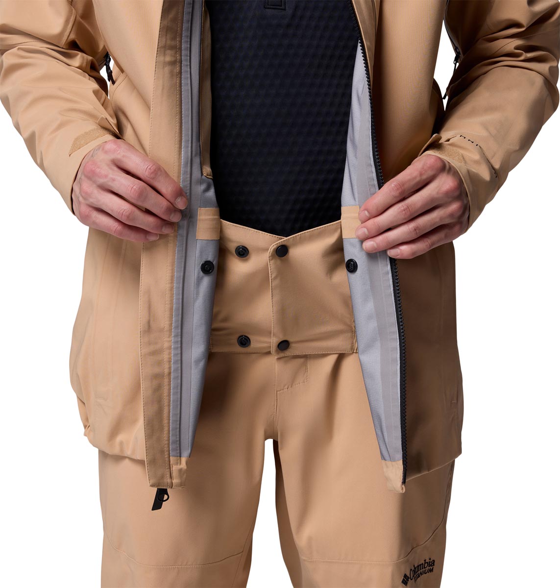 Cortaviento Platinum Peak Ii 3L Omni-Tech Beige