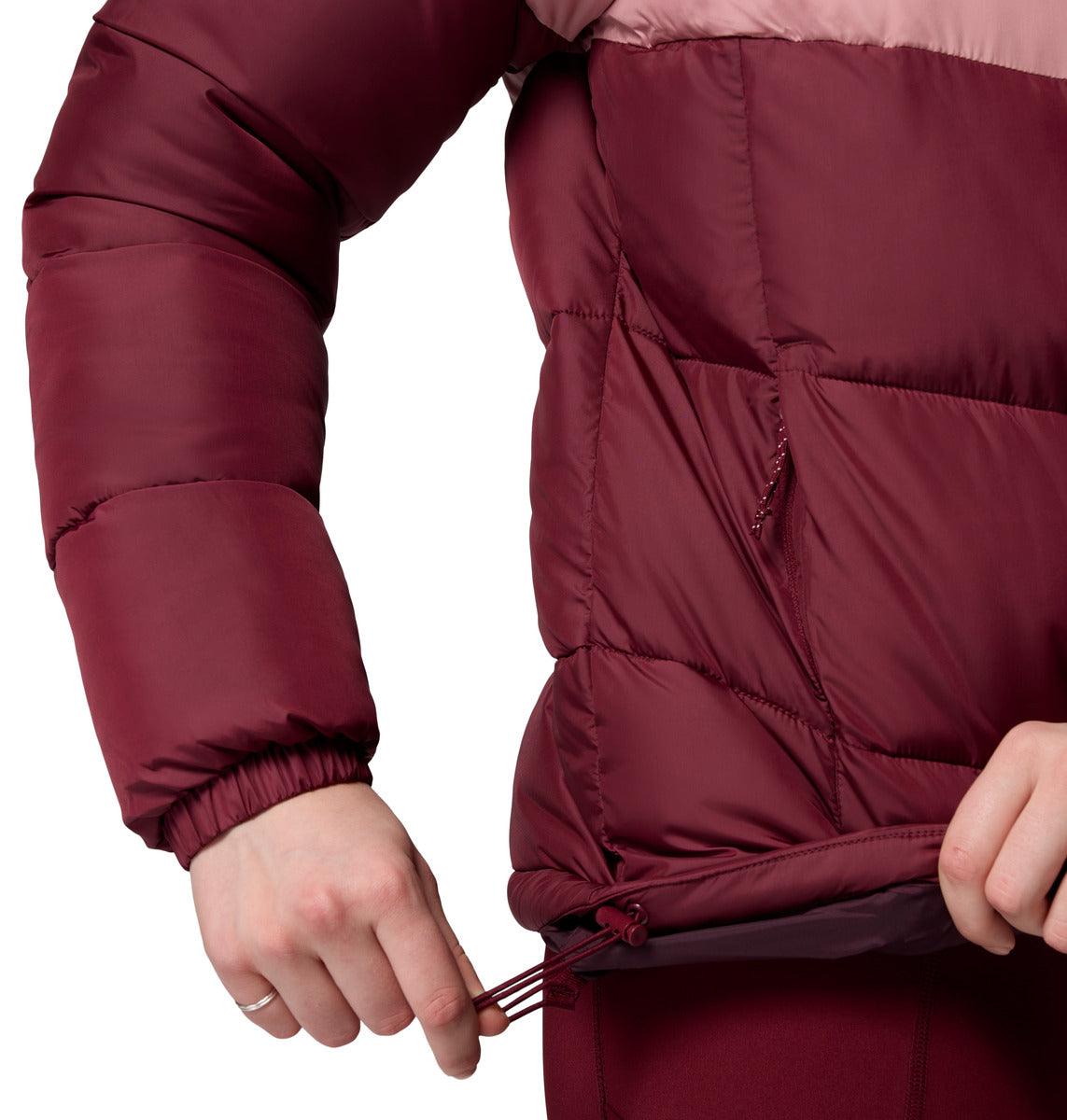 Chaqueta Puffect Ii Colorbloc Omni-Shield Bordó