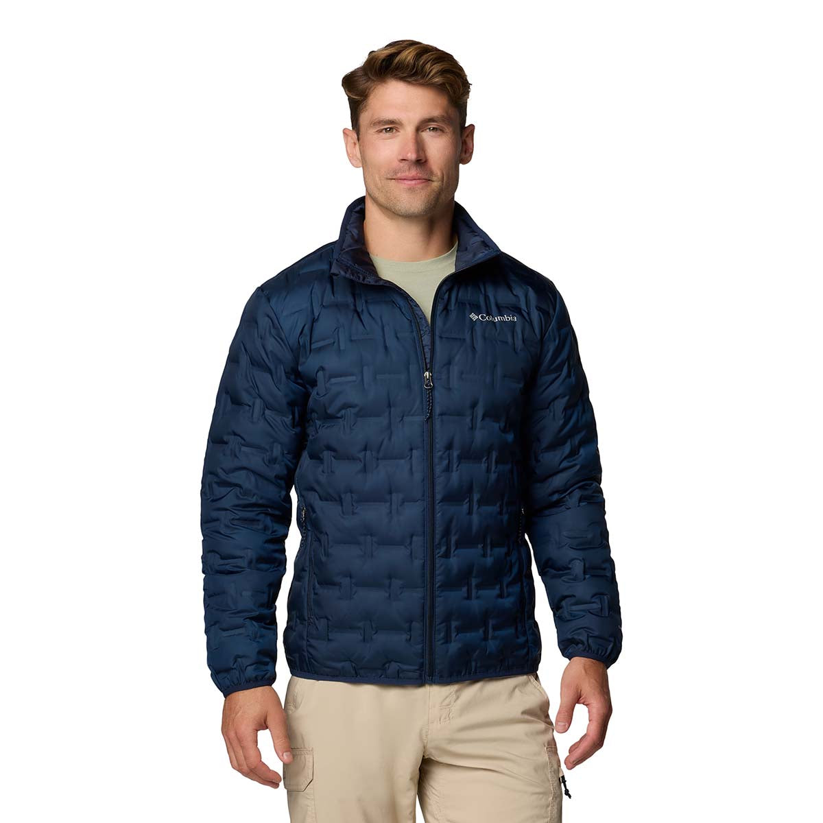 Campera Delta Ridge Ii Down Heat Seal Azul Marino