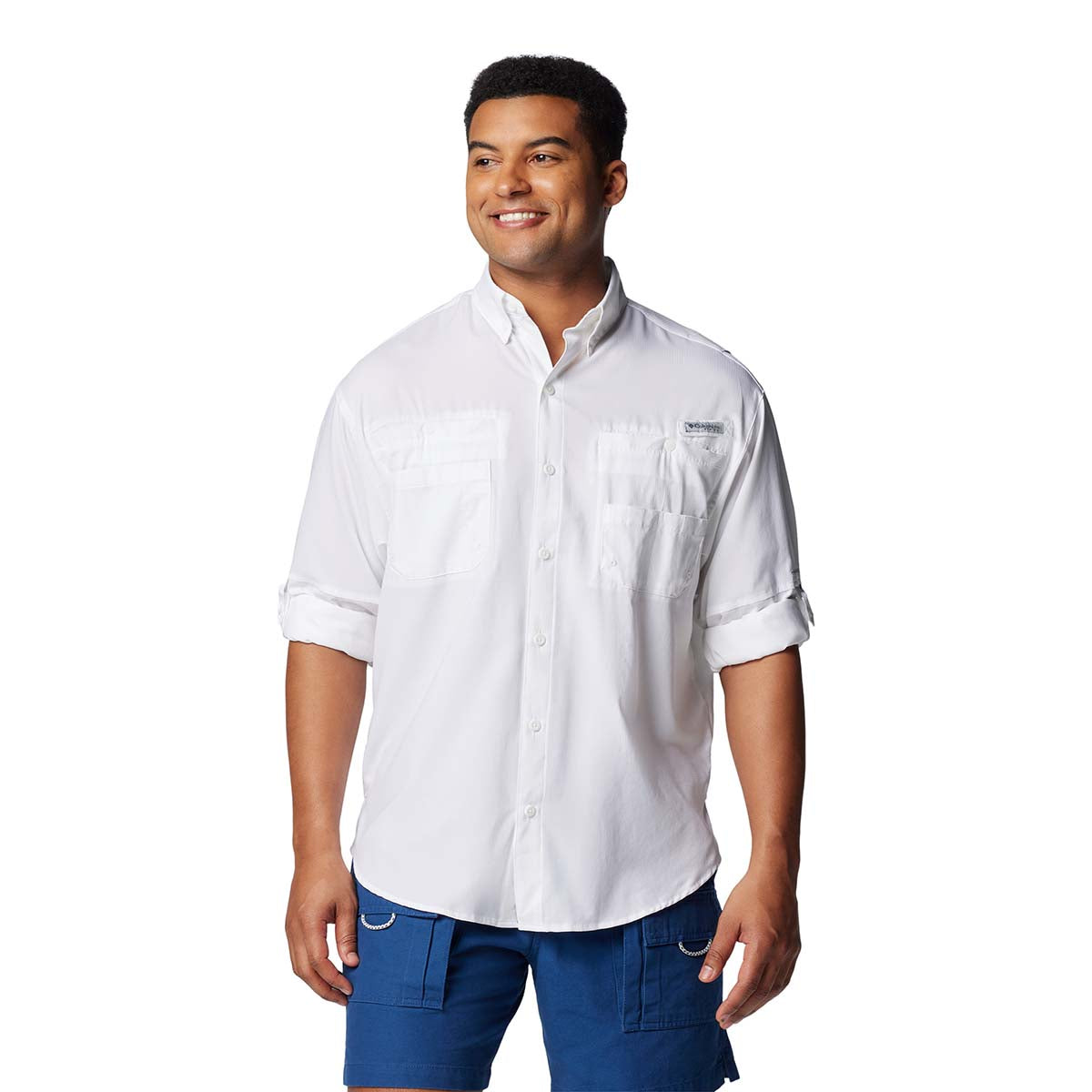 Camisa Manga Larga Tamiami Ii L/S Shirt Omni-Shade Blanco