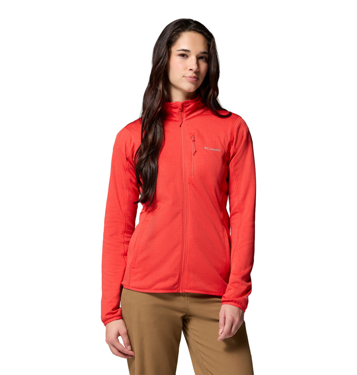Polar Essential Hike Grid Omni-Wick Rojo