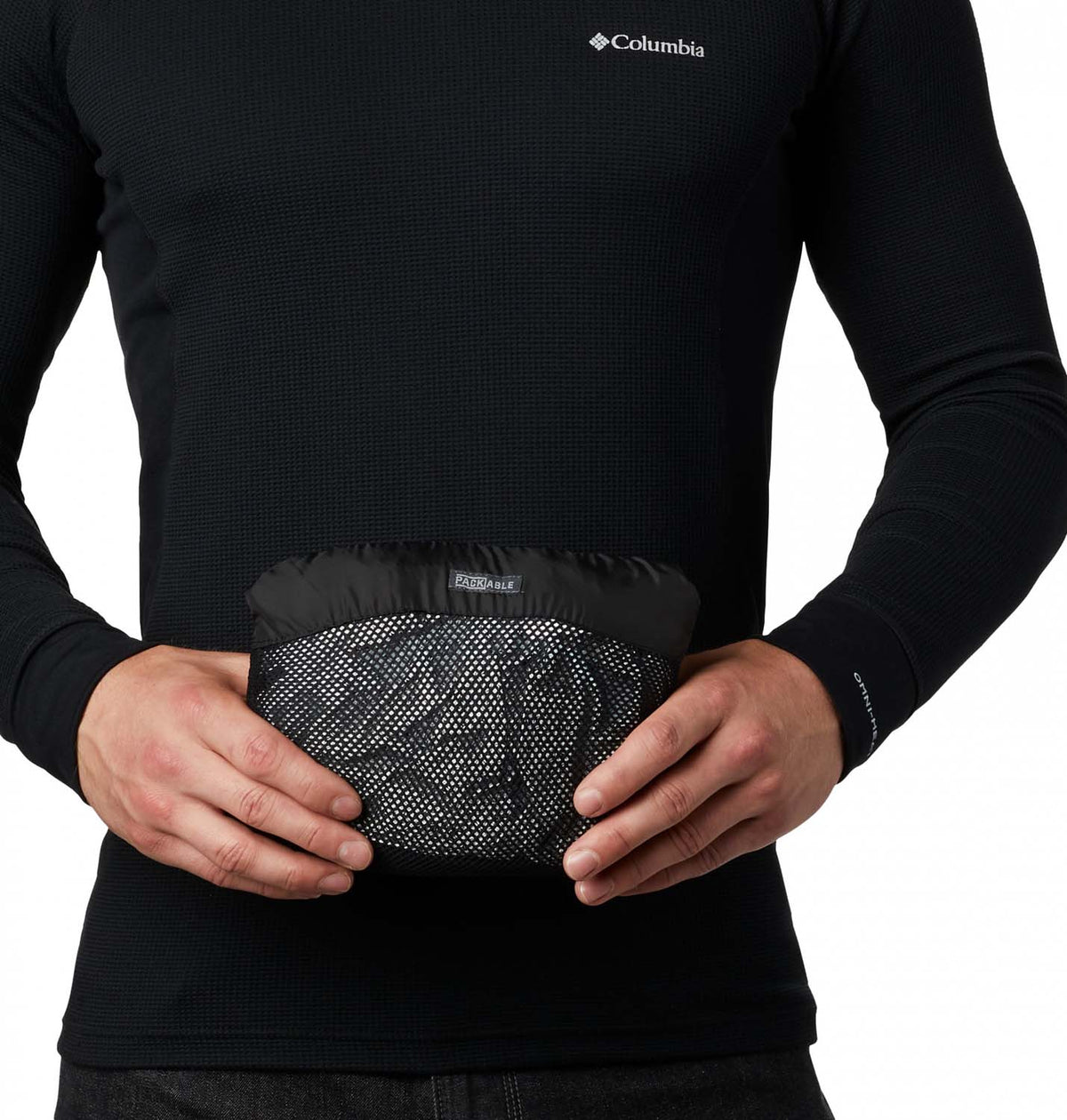 Impermeable Evapouration Jacket Trail Negro