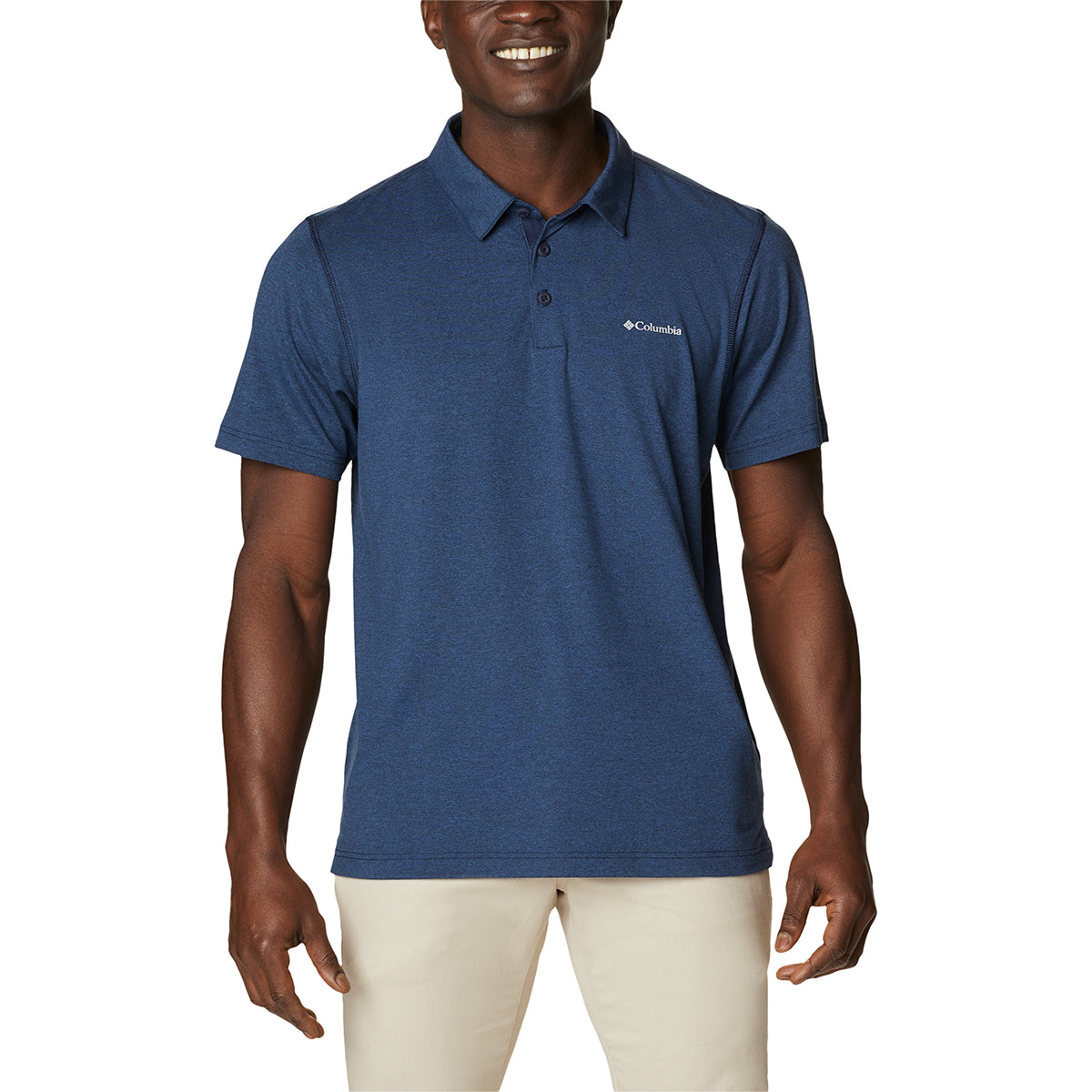 Polo Tech Trail Polo Omni-Shade Azul Marino