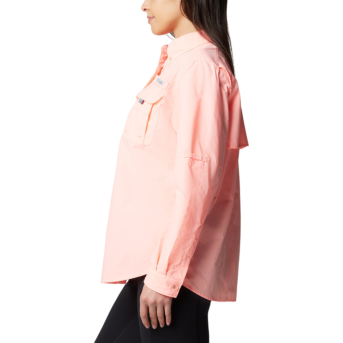 Camisa Manga Larga Womens Bahama Ii Ls Omni-Shade Rosado