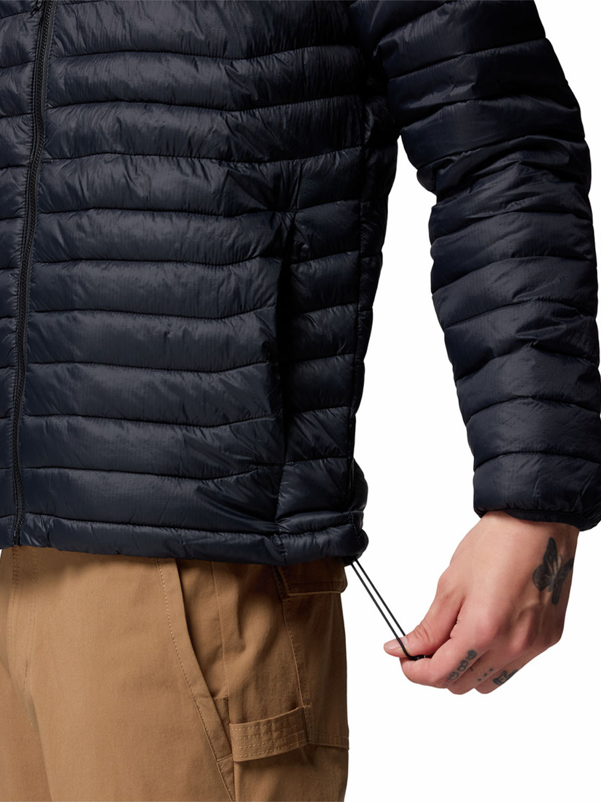 Campera Powder Pass Hooded Omni-Shield Negro