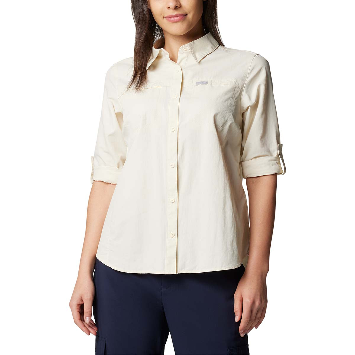 Camisa Manga Larga Silver Ridge 3.0 Ls Omni-Shade Blanco