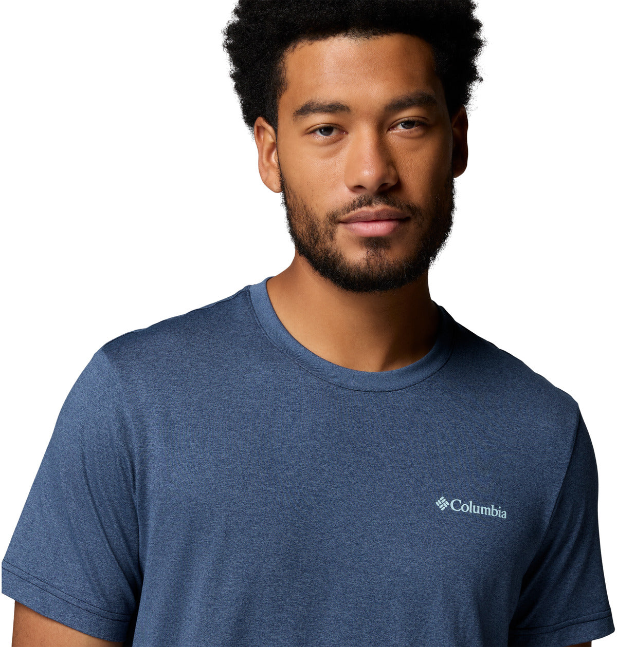 Remera Parsons Point S Back Omni-Shade Azul Marino