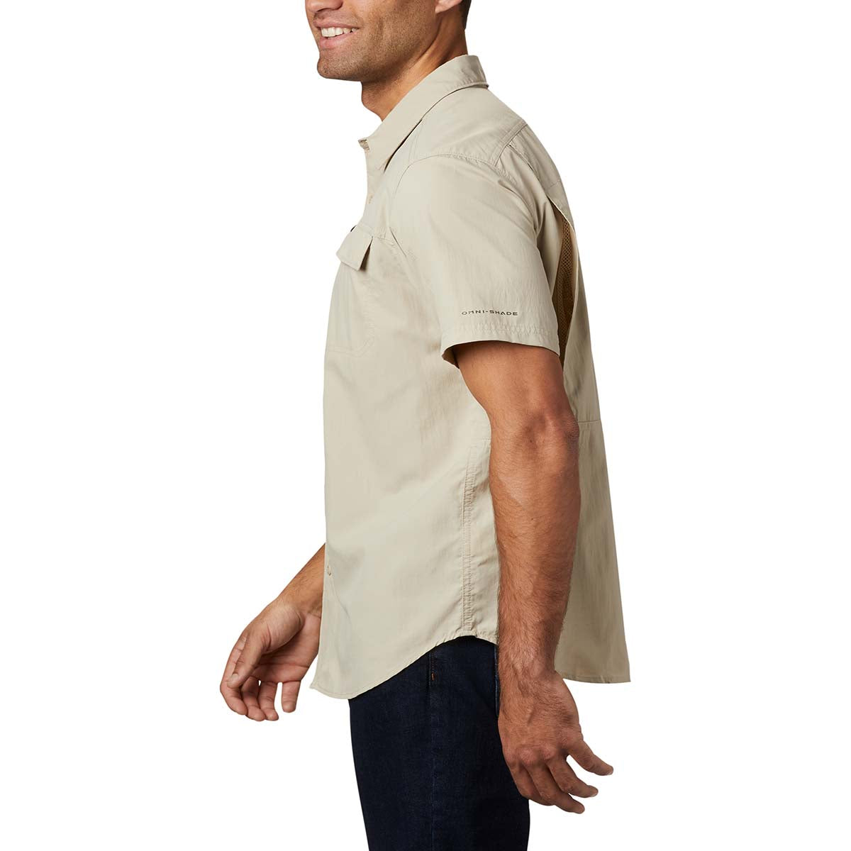 Camisa Manga Corta Silver Ridge 2.0 Omni-Shade Beige
