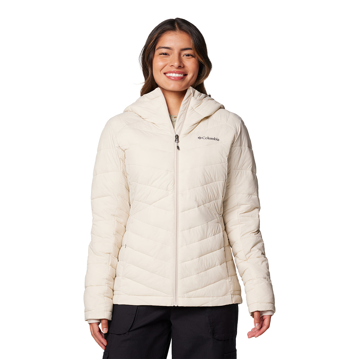Campera Joy Peak Ii Hooded Omni-Heat Gris