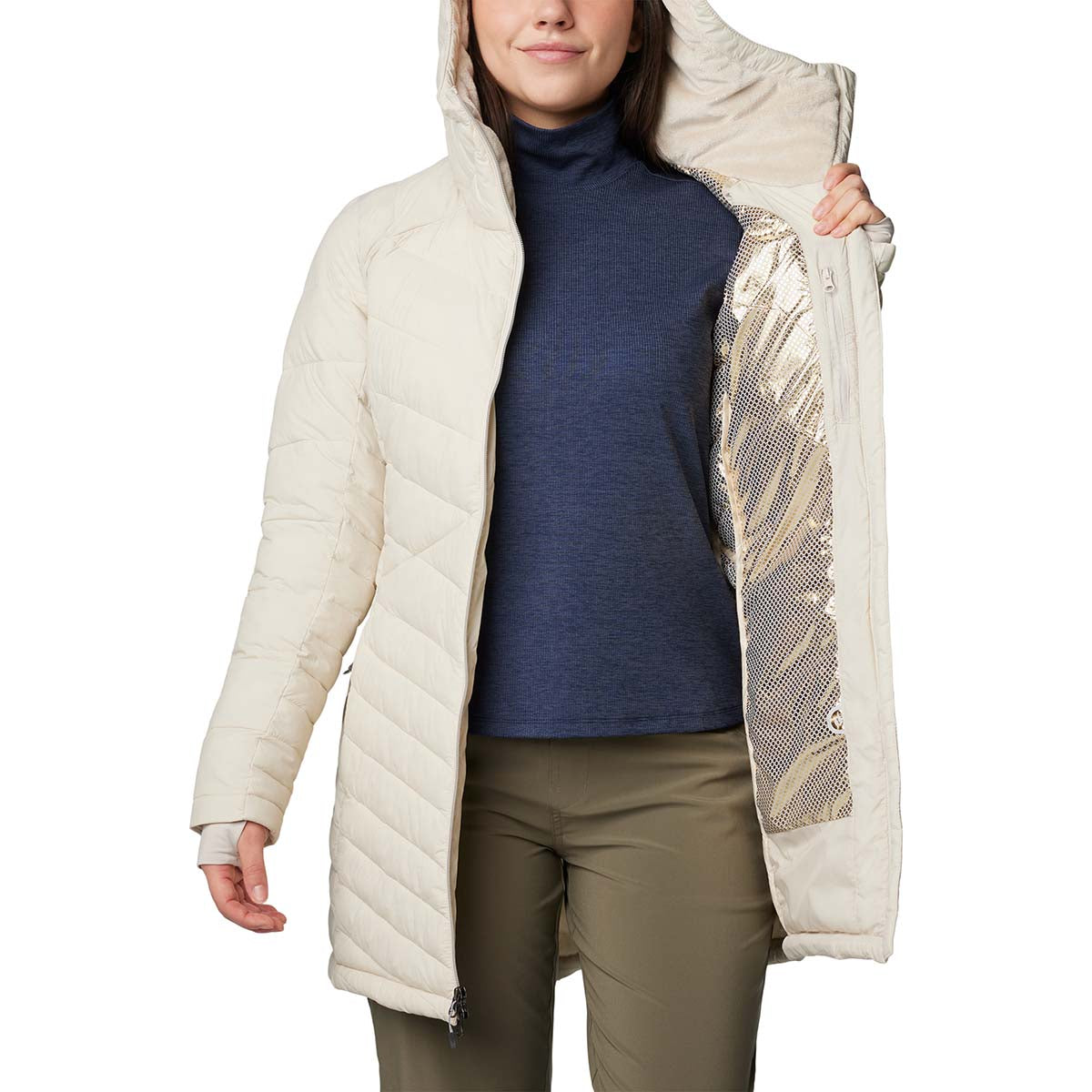 Campera Joy Peak Ii Mid Jkt Omni-Shield Gris