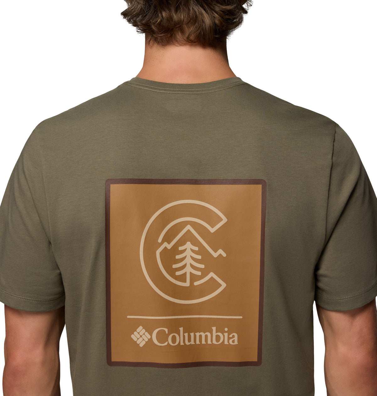Remera Csc Logo Back Tee  Verde