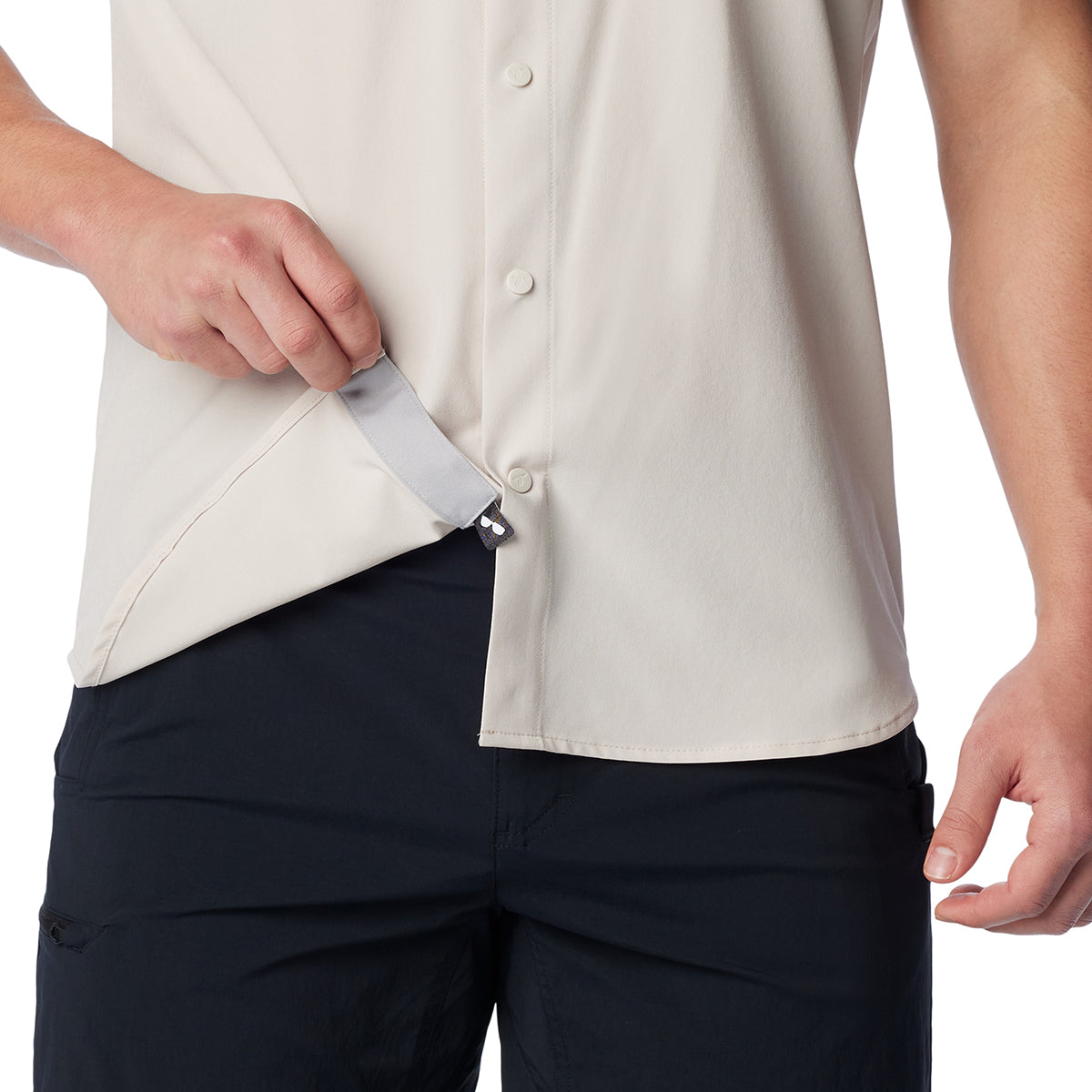 Camisa Manga Corta Summit Valley Woven Titanium Gris