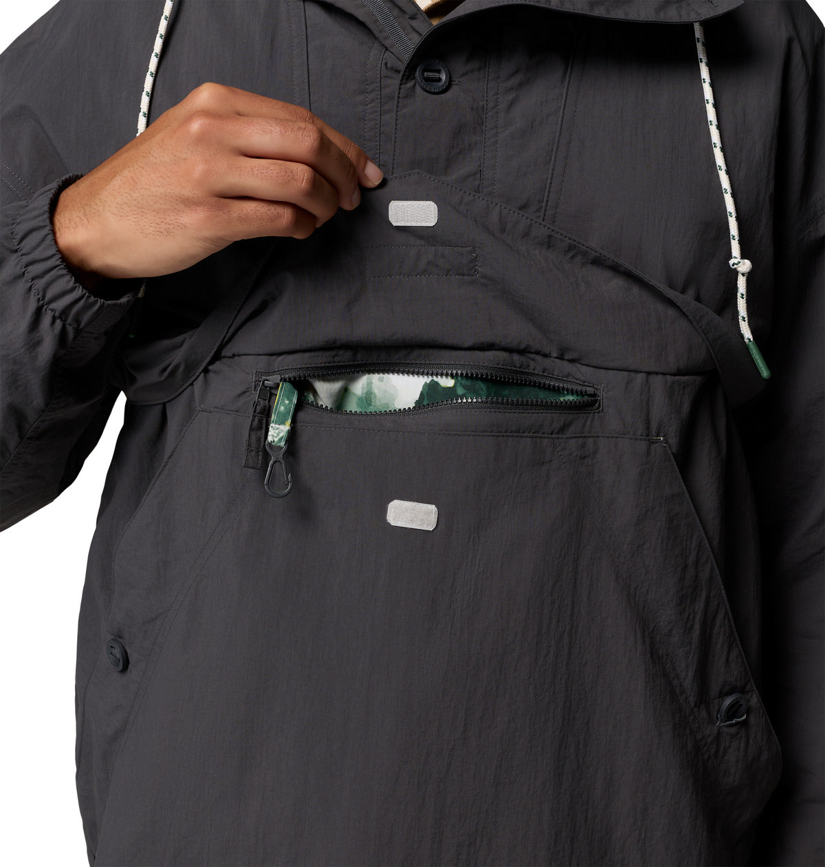 Cortaviento Acker Rock Windbreak Omni-Shade Gris