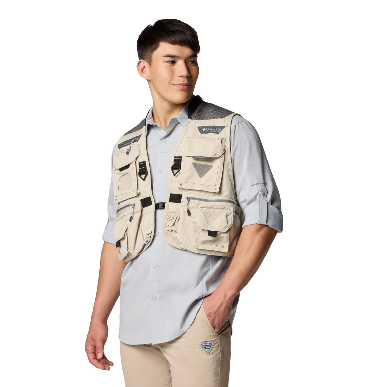 Chaleco Henrys Fork Vi Vest Omni-Shade Beige