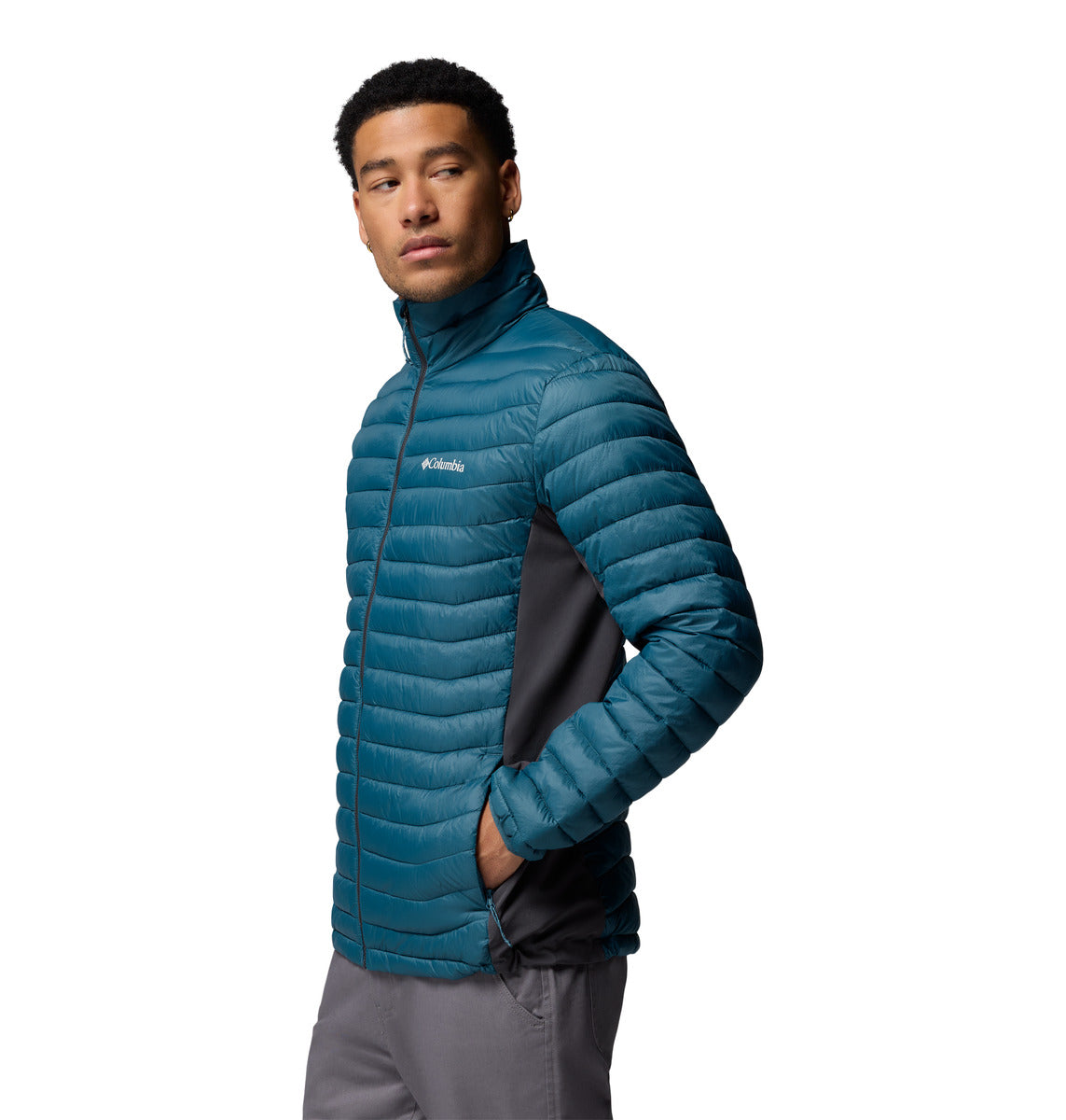 Campera Powder Pass Hybrid Omni-Shield Azul
