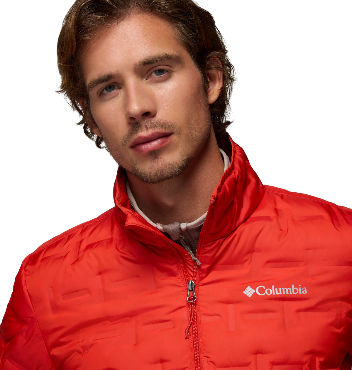 Campera Delta Ridge Ii Down Heat Seal Rojo