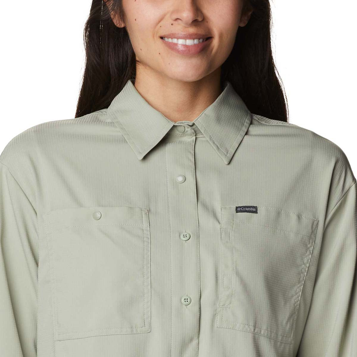 Camisa Manga Larga Silver Ridge Utility  Verde