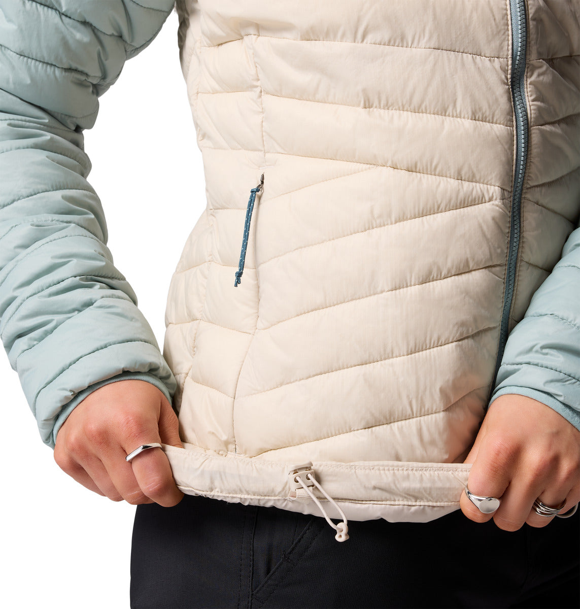 Campera Powder Pass Jacket Omni-Shield Gris