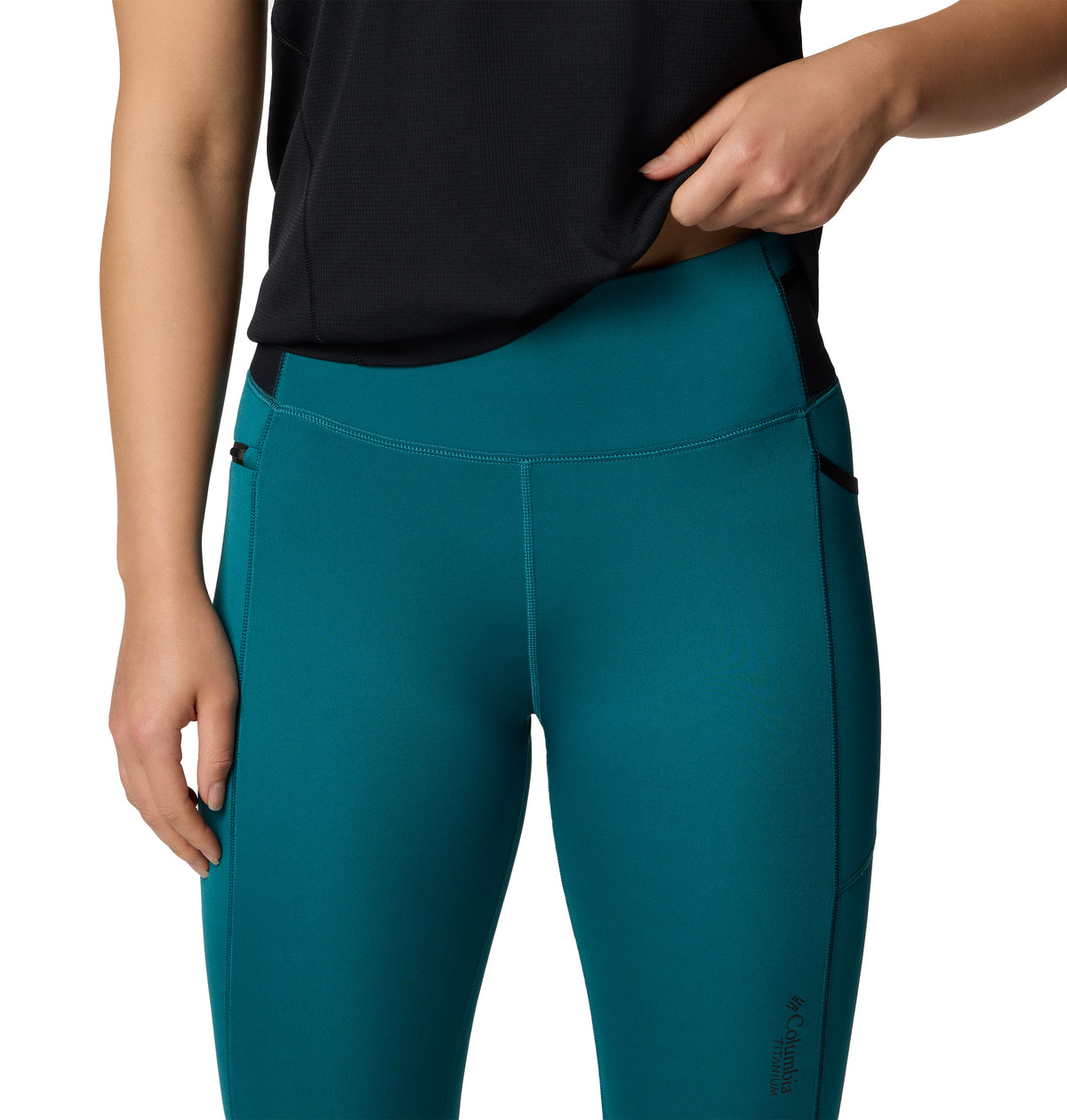 Calza Summit Valley Leggin Omni-Wick Azul