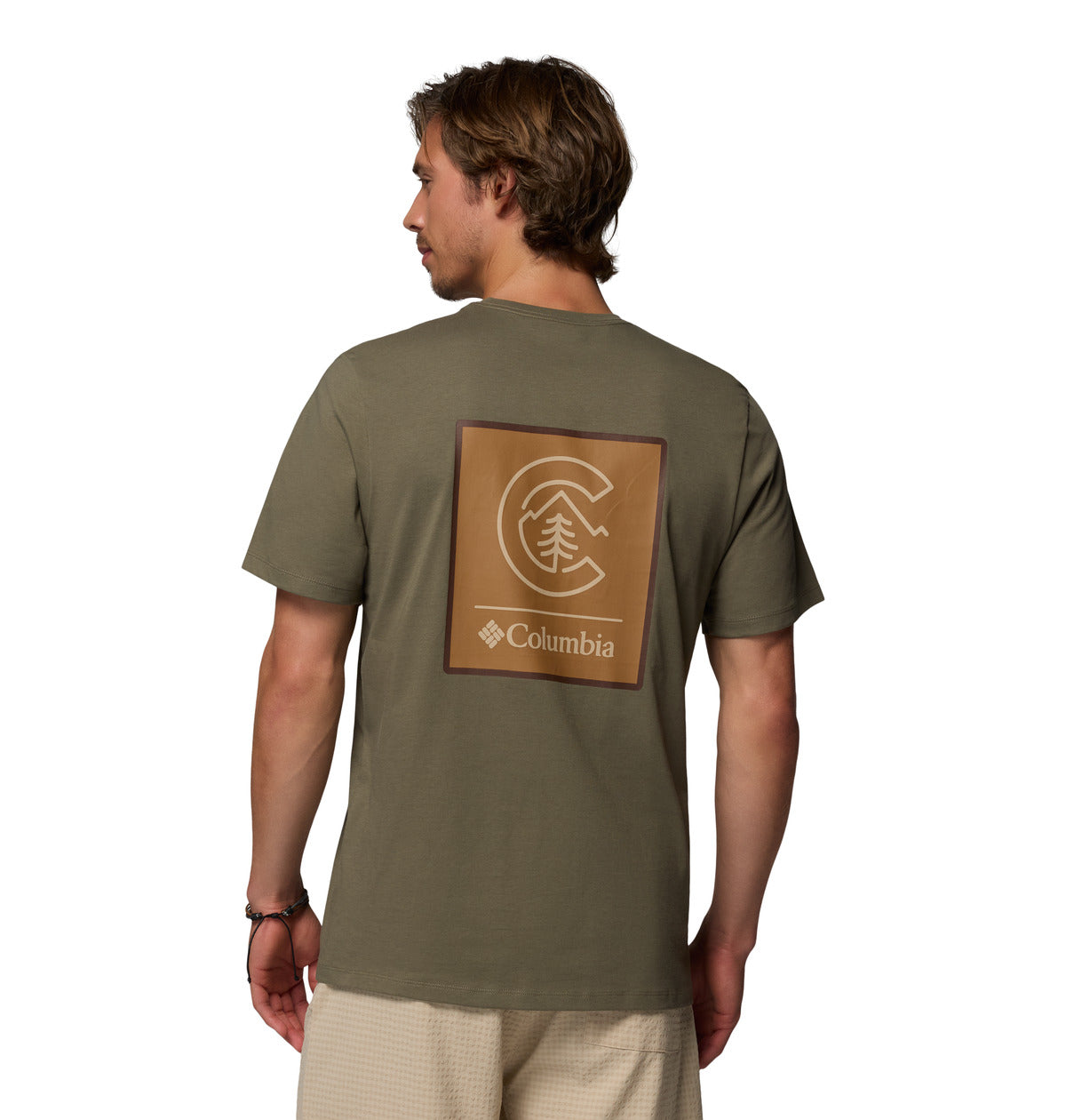 Remera Csc Logo Back Tee  Verde