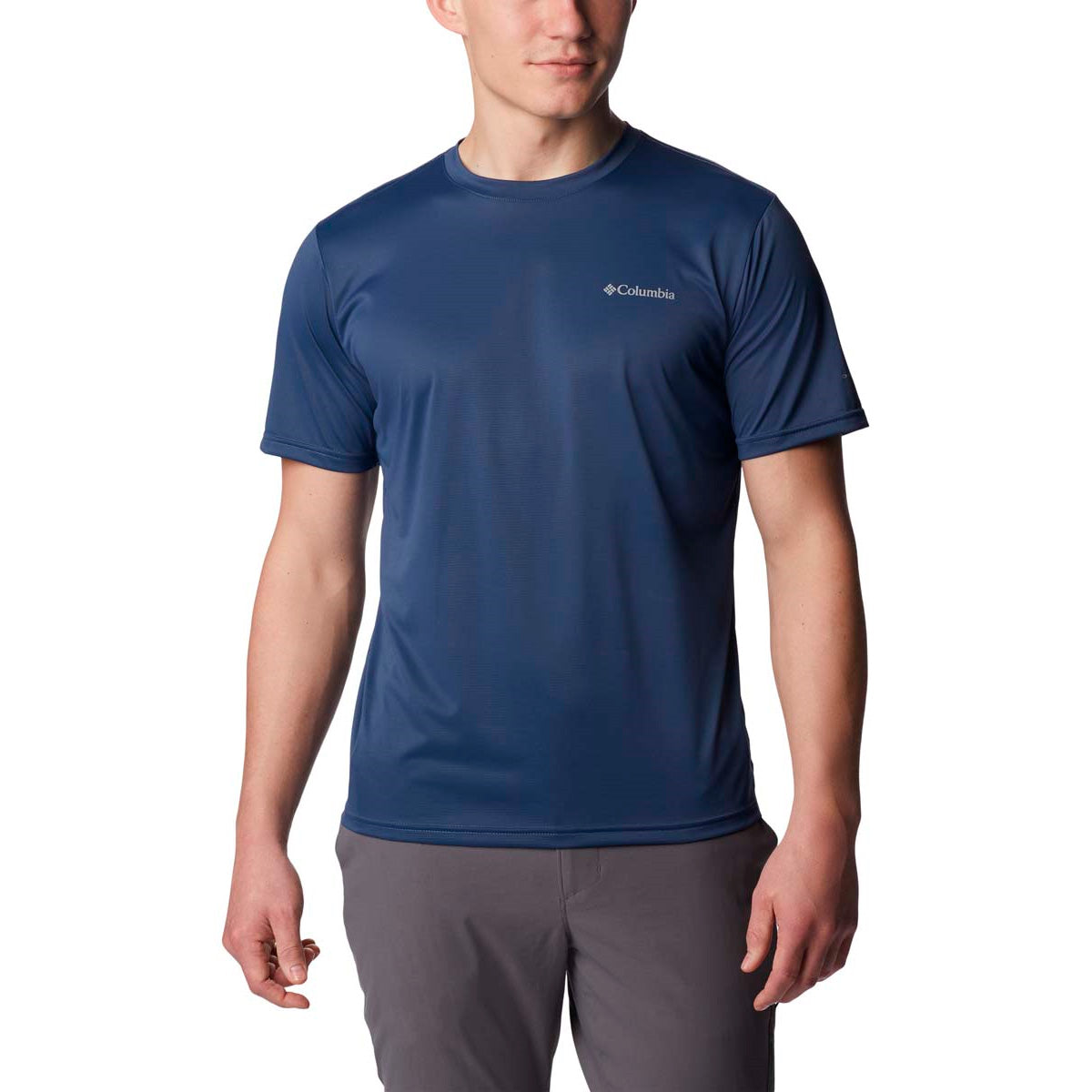 Remera Columbia Hike Crew Omni-Wick Negro