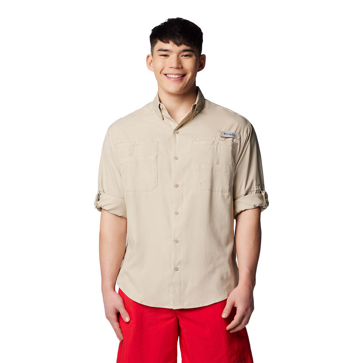 Camisa Manga Larga Tamiami Ii L/S Shirt Omni-Shade Beige