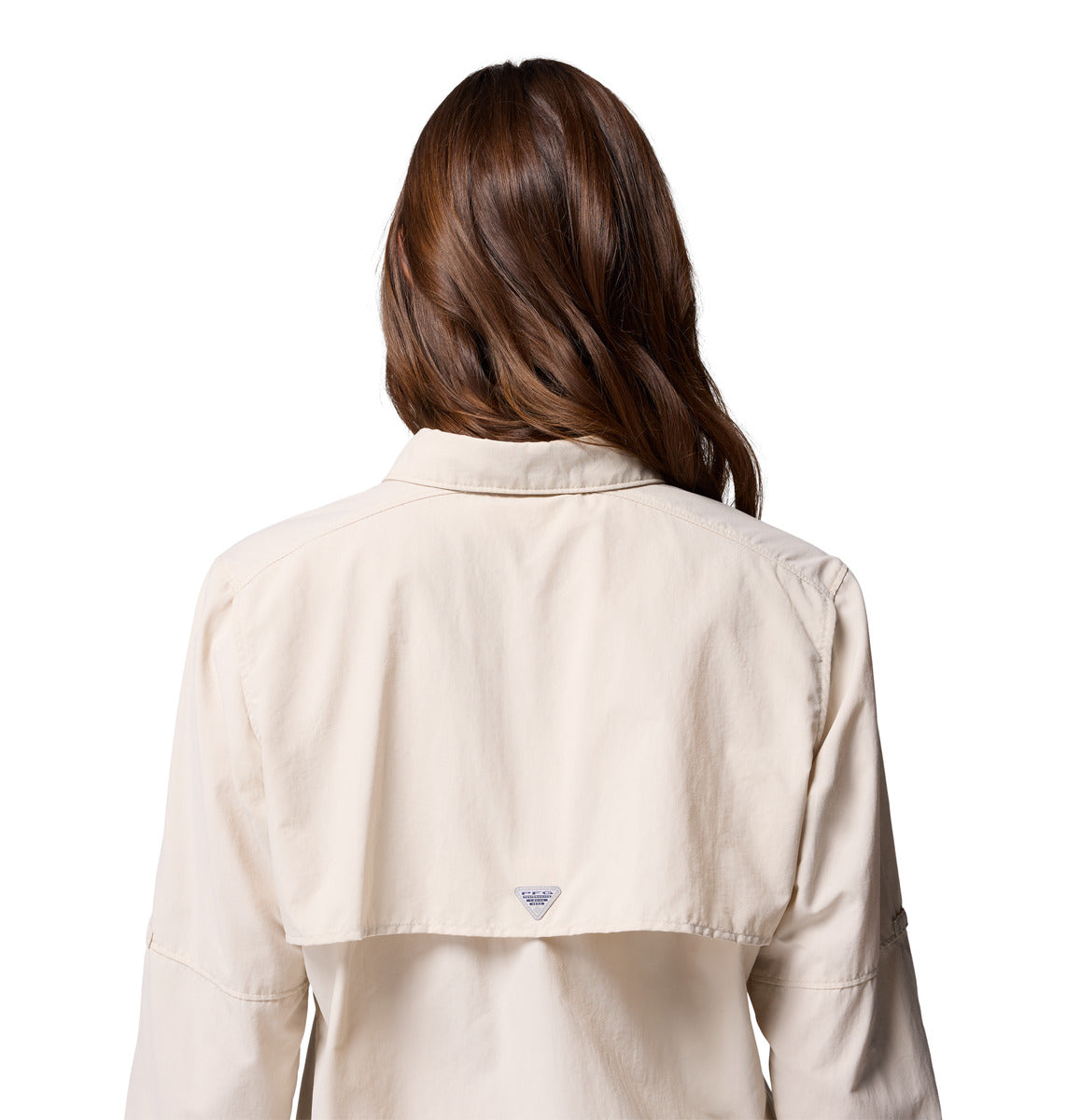 Camisa Manga Larga Womens Bahama Ii Ls Omni-Shade Gris