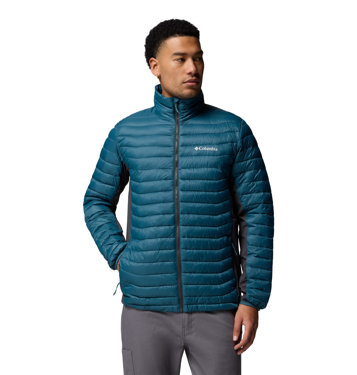 Campera Powder Pass Hybrid Omni-Shield Azul