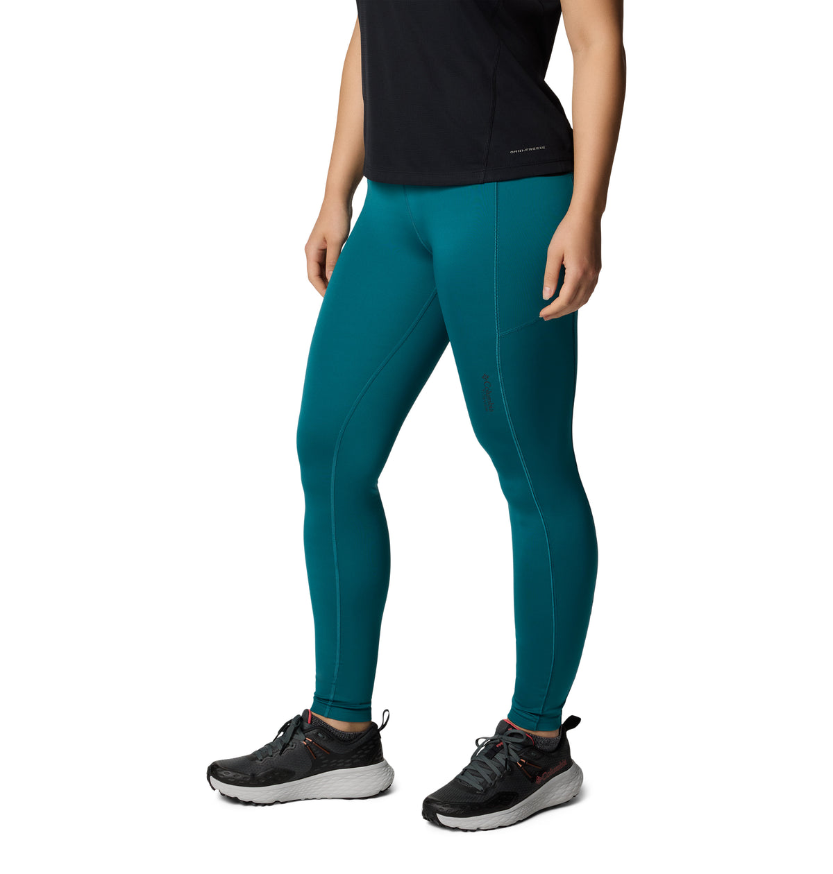 Calza Summit Valley Leggin Omni-Wick Azul