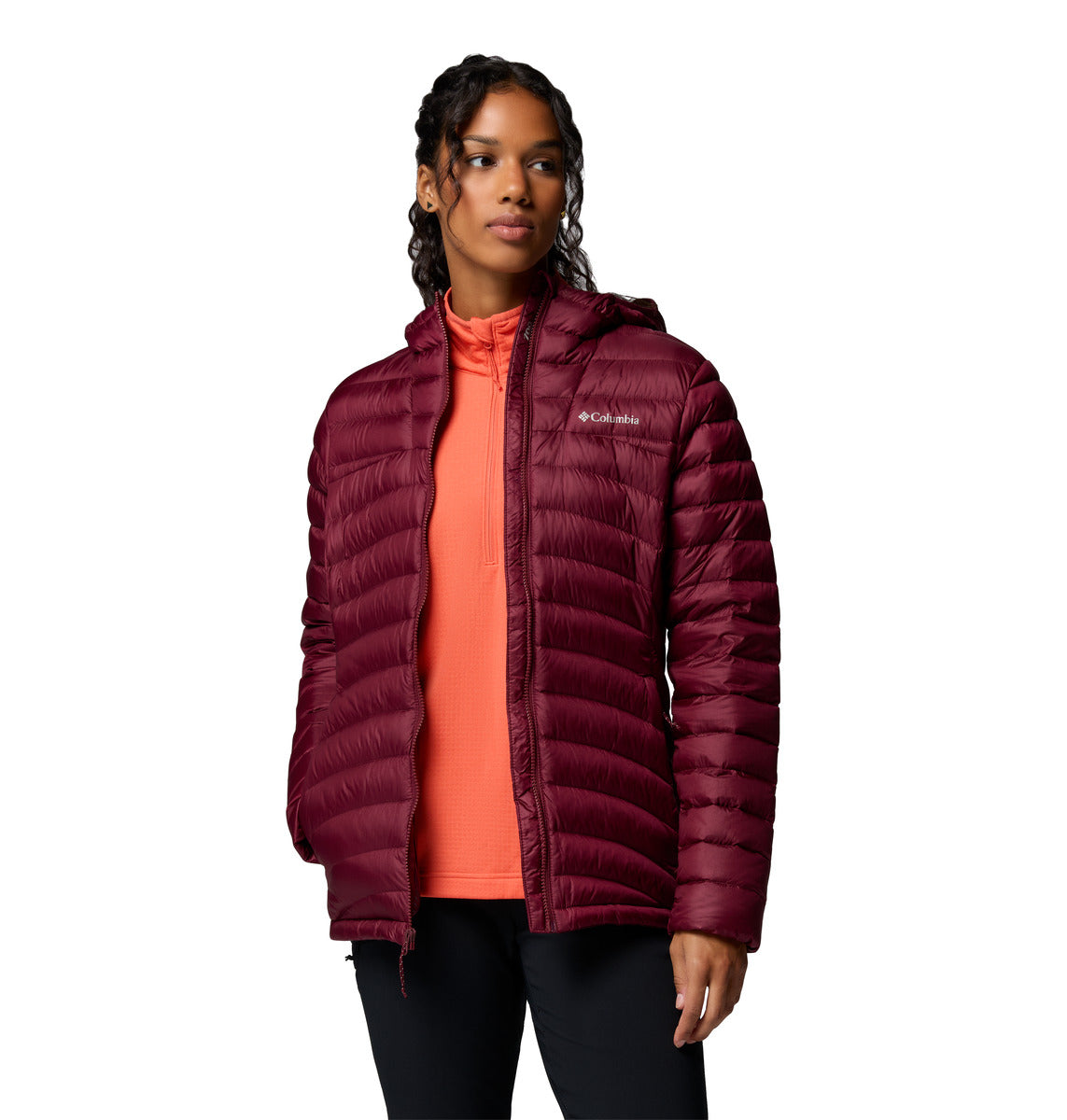 Campera Corelite Down Jacket Omni-Shield Bordó