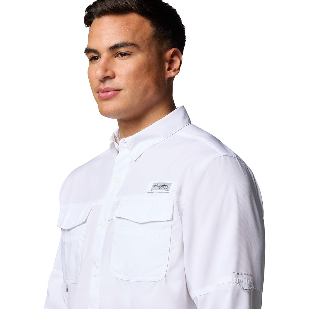 Camisa Manga Larga Blood And Guts V Ls Omni-Shade Blanco