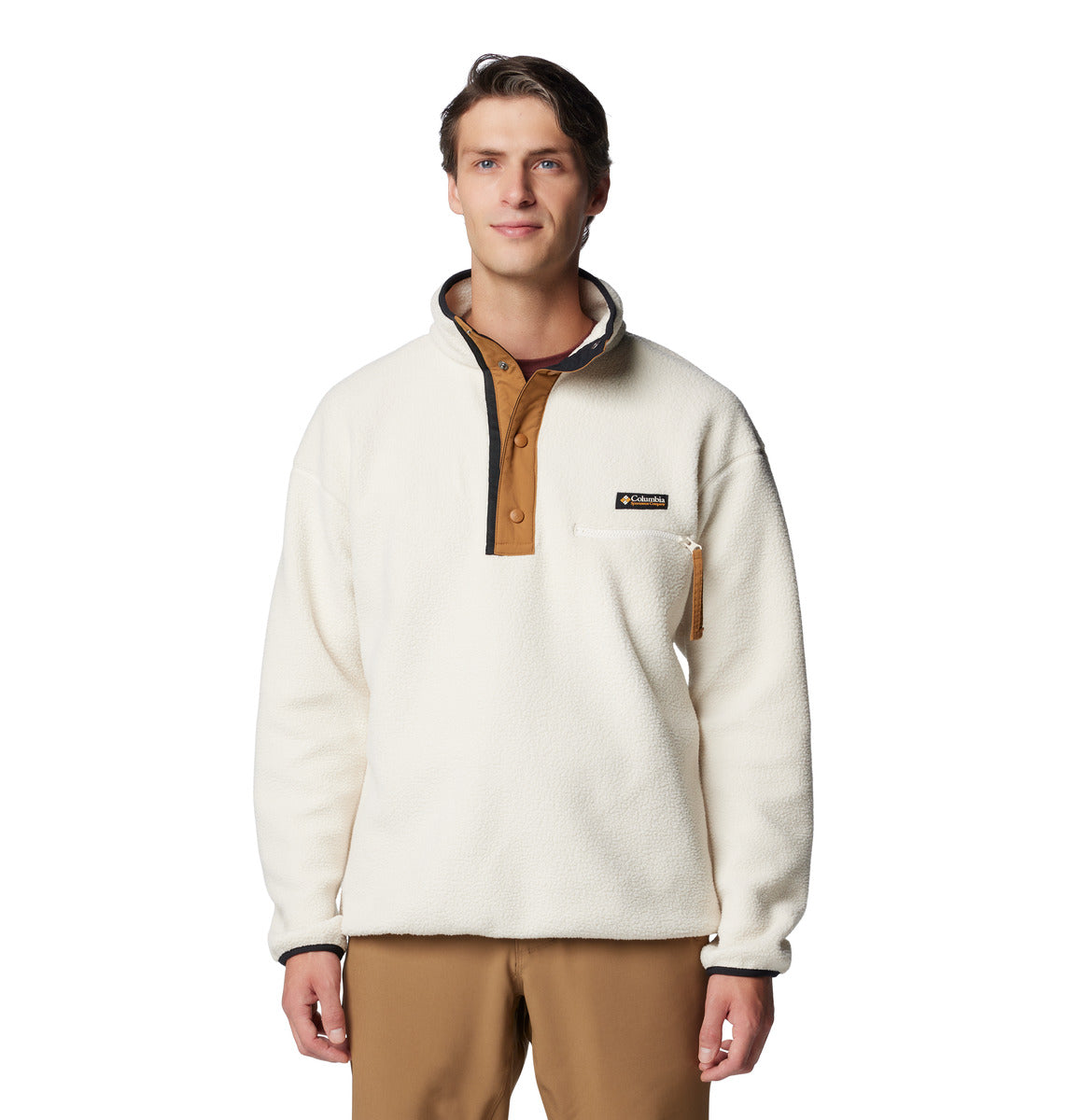 Polar Helvetia Snap Fleece  Blanco