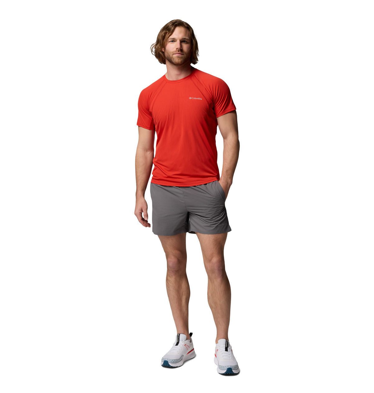Remera Stealth Spring Ss T Omni-Shade Rojo