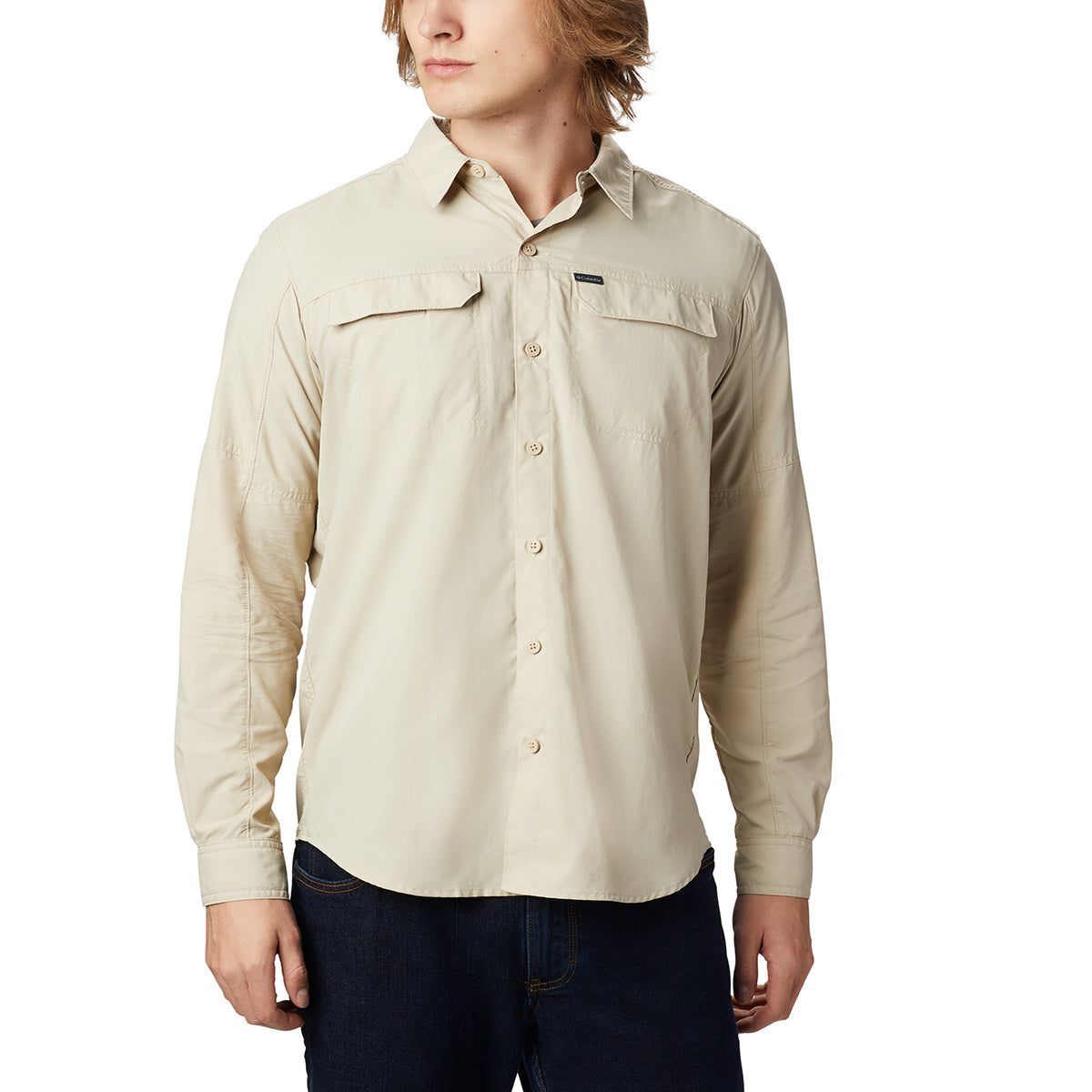 Camisa Manga Larga Silver Ridge 2 Long Omni-Shade Beige