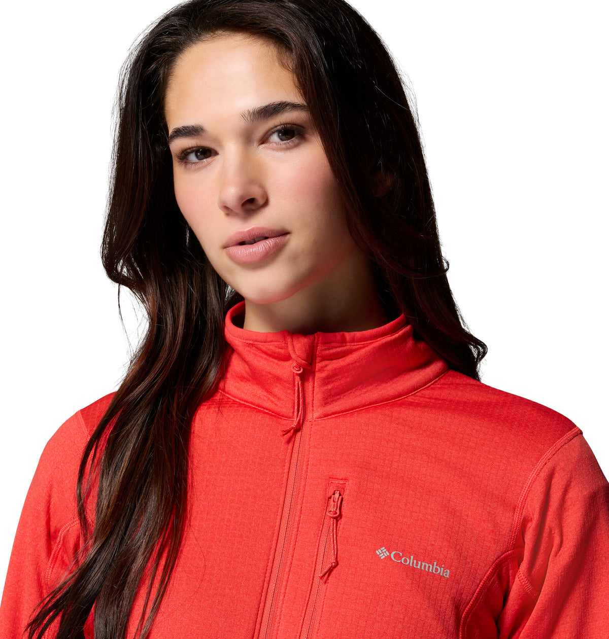 Polar Essential Hike Grid Omni-Wick Rojo