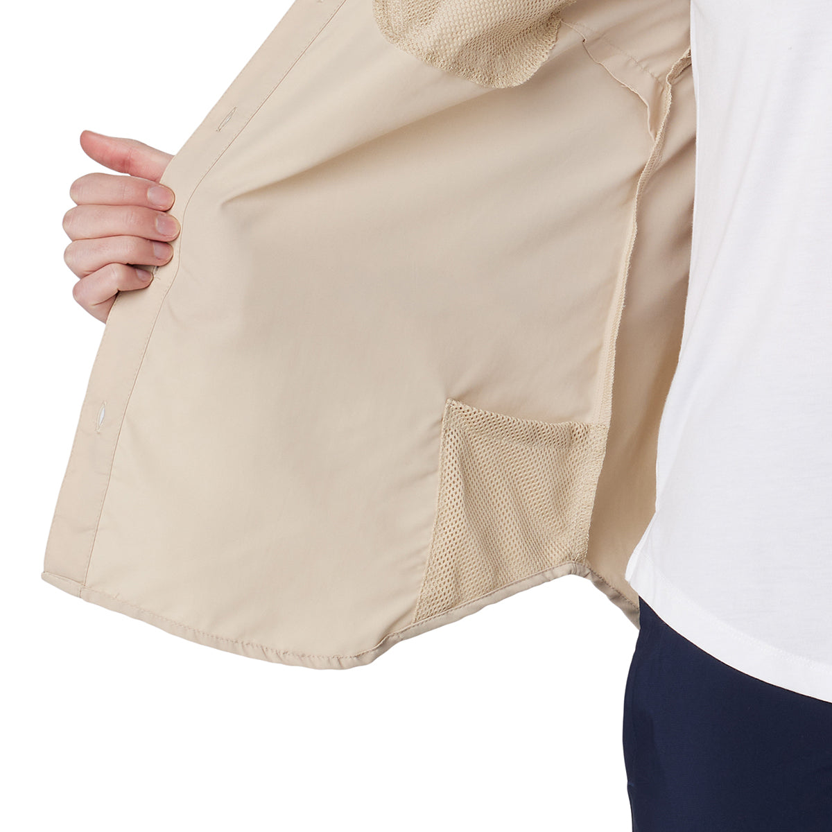 Camisa Manga Larga Silver Ridge 3.0 Ls Omni-Shade Beige