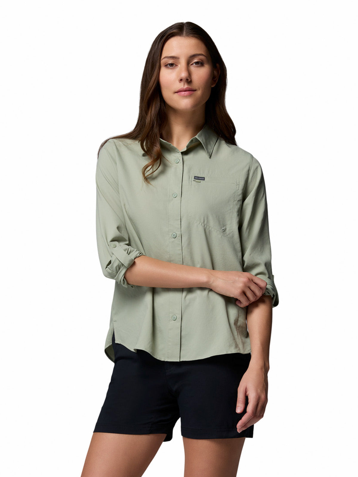 Remera Silver Ridge Utility Omni-Shade Verde