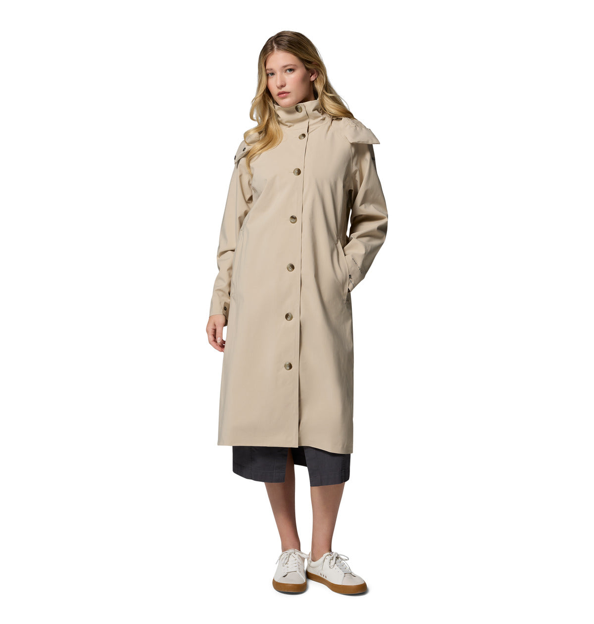 Impermeable Amaze Trench Rain Blanco