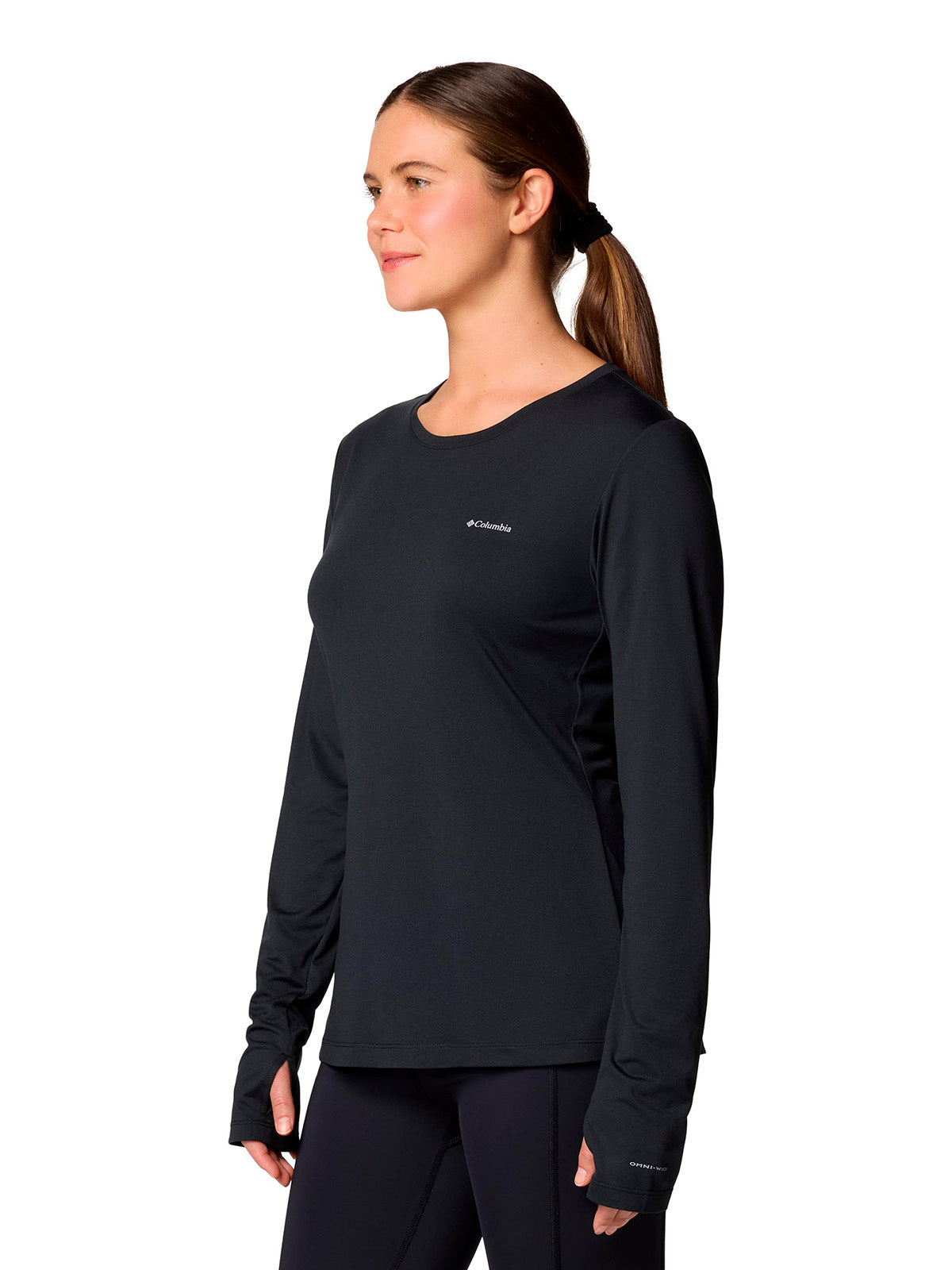 Remera Manga Larga Sloan Ridge Ls Shirt Omni-Wick Negro