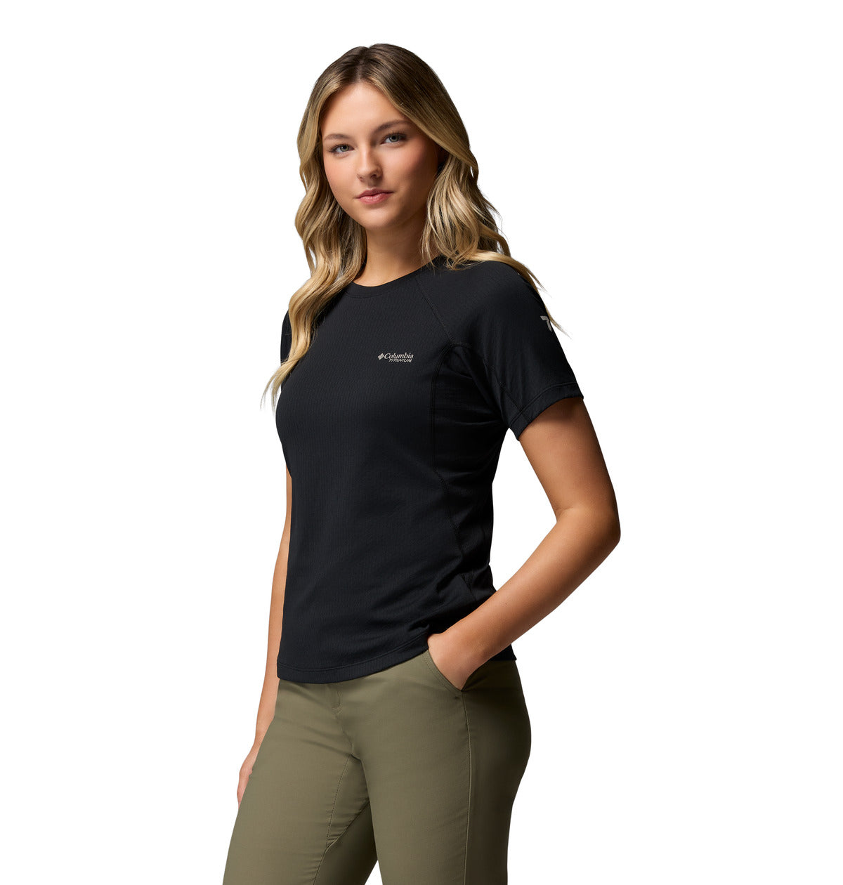 Remera Driventure Short Omni-Shade Negro